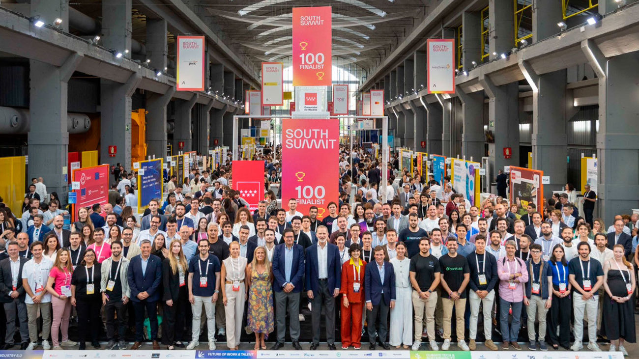 El Rey con los participantes e invitados del South Summit