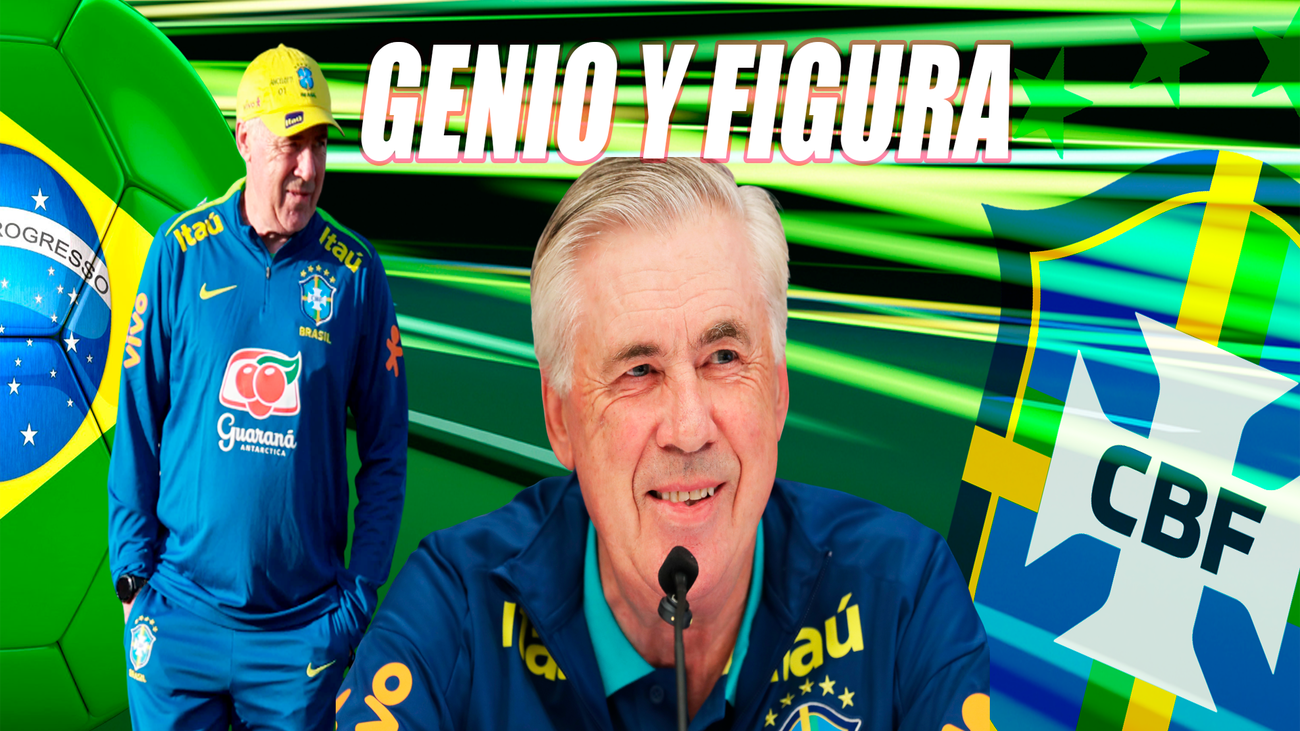 Imbatible cara a cara, Ancelotti luce su humor en Brasil