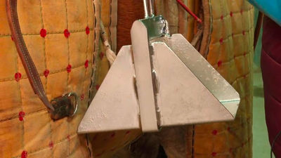 Así se preparan los caballos de picadores: protegidos y con movilidad