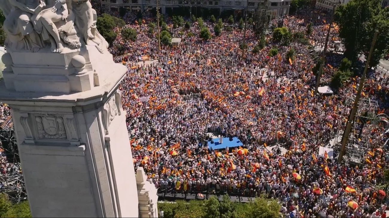 Especial Informativo Concentración en Madrid contra el Gobierno 08.06.2025