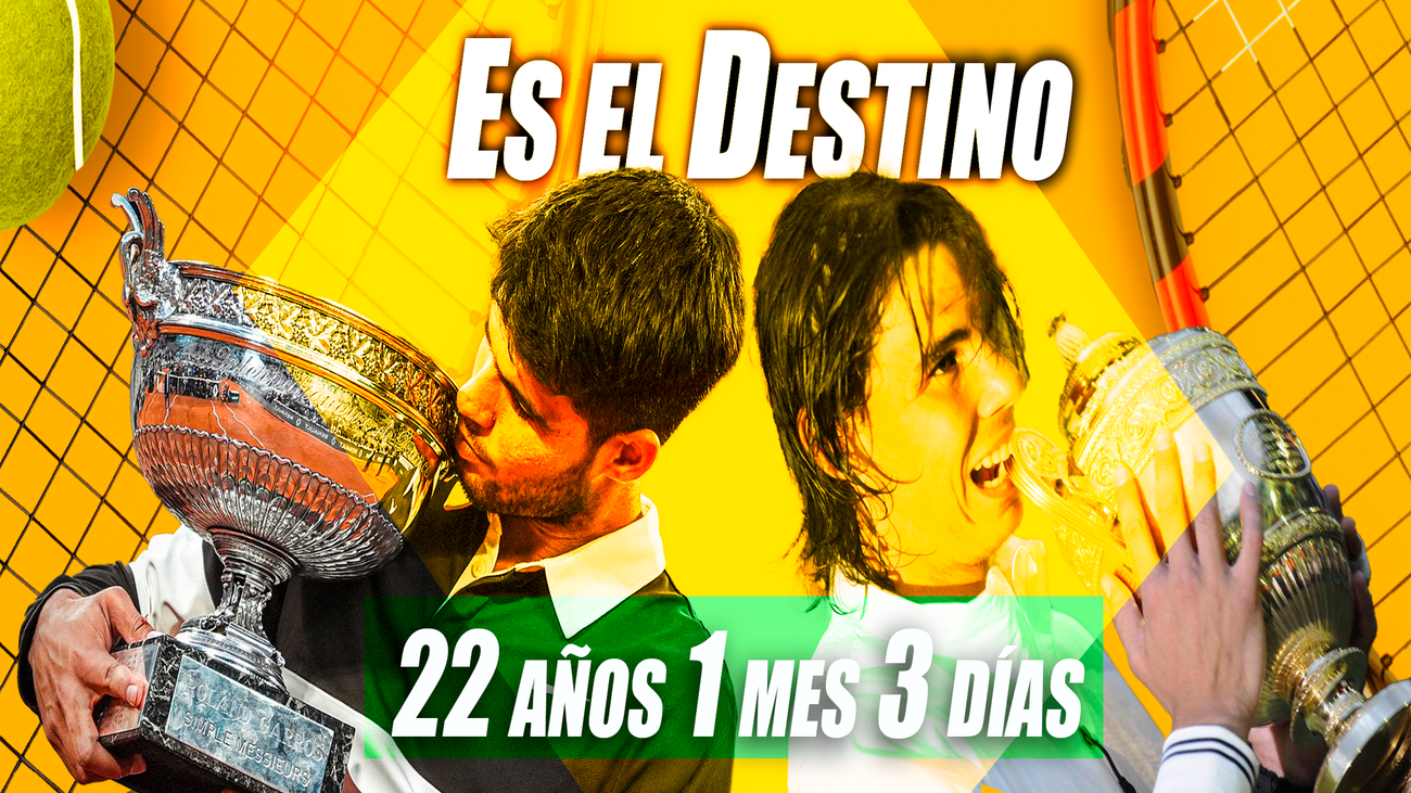 Alcaraz, al ritmo de los grandes y la increíble coincidencia con Nadal