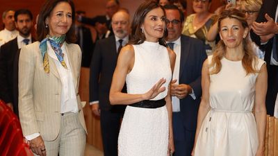 La Reina clausura 'Euros en tu nómina', iniciativa social de los empleados del Santander