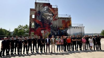 Bomberos: 50 años protegiendo Alcalá, su comarca y un mural para celebrarlo