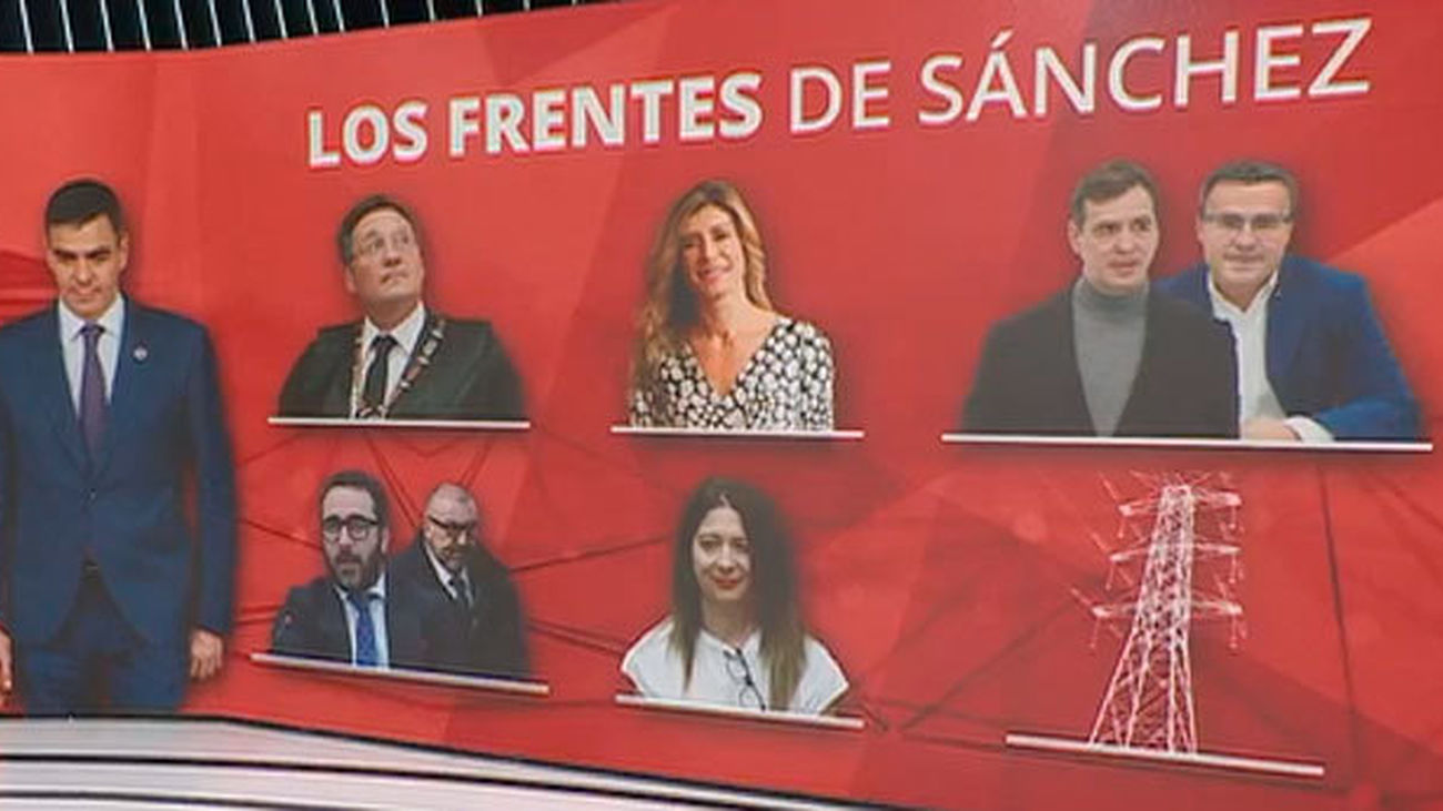 Sánchez calla mientras se multiplican los frentes judiciales abiertos a su alrededor