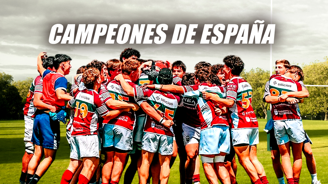 Alcobendas Rugby disfruta del título de campeón de España sub'18