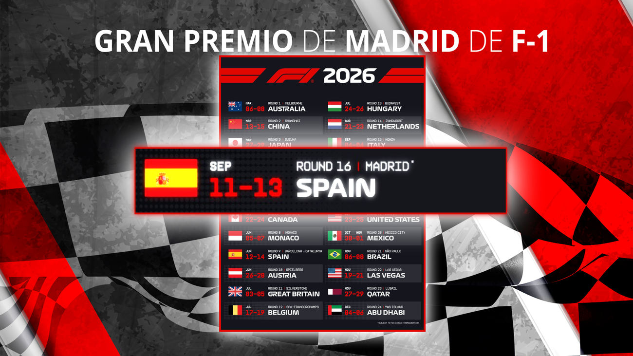 Madrid, preparada para celebrar la Fórmula 1 en 2026
