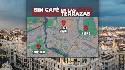 Imposible tomar solo un café en algunas terrazas de Madrid: no se sirve si no se come