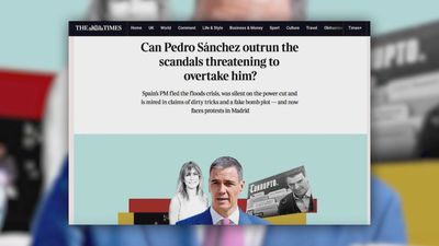 El diario británico 'The Times', demoledor contra Pedro Sánchez