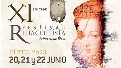 Pinto viajará al Renacimiento del 20 al 22 de junio con el XI Festival Princesa de Éboli