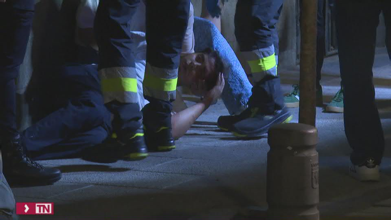 Pelea en las cercanías del Teatro Barceló