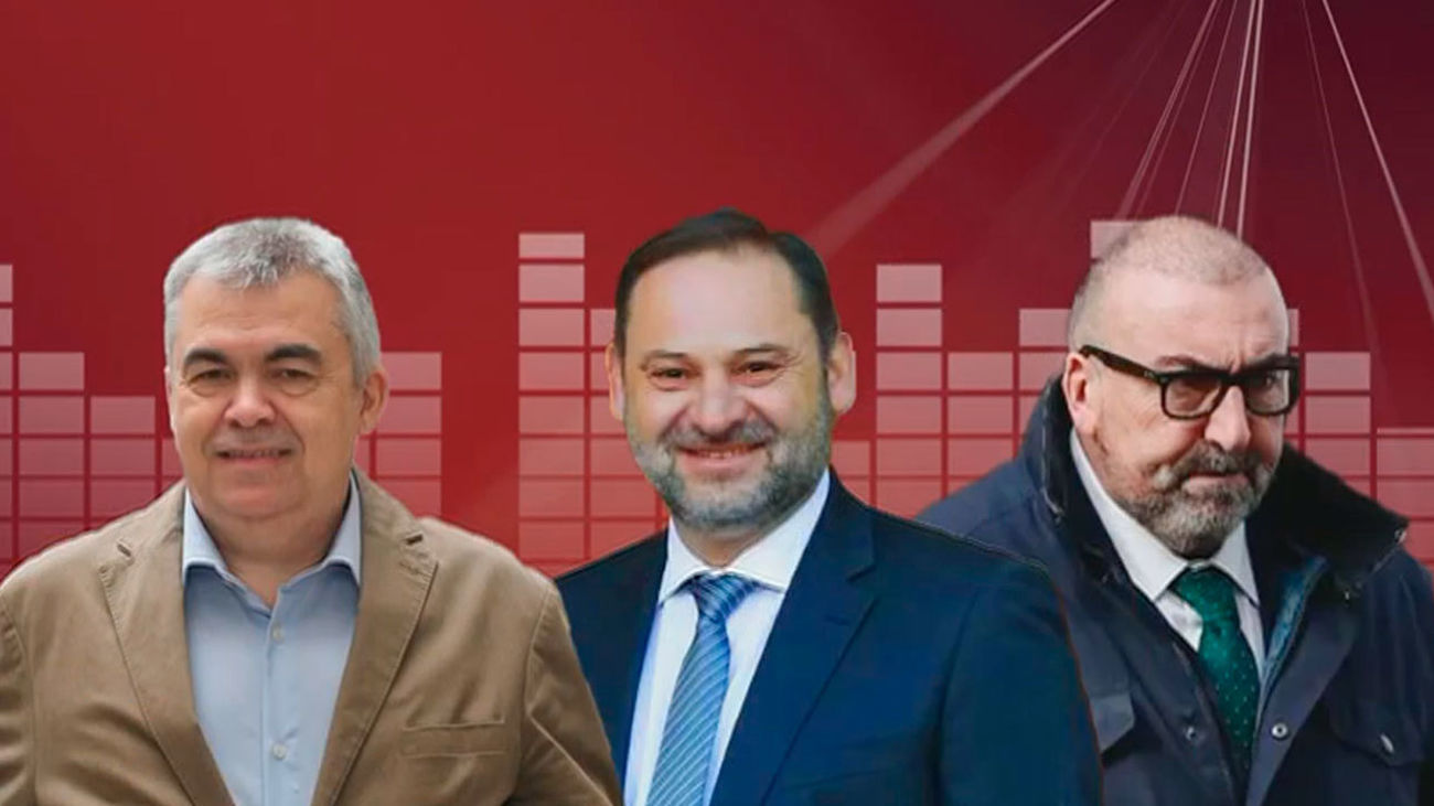 Así se repartían Cerdán, Koldo y Ábalos las comisiones de obras públicas de la trama