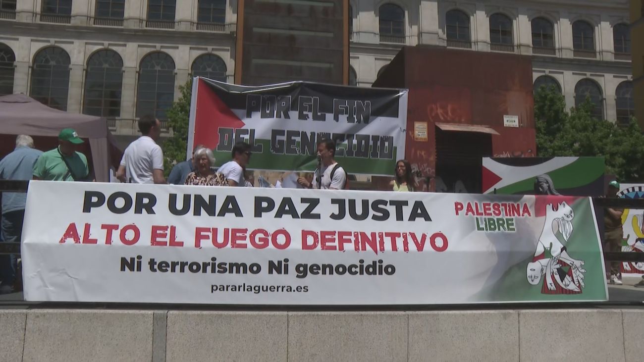 Cientos de personas se concentran en Madrid por el "fin del genocidio" en Gaza