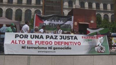 Cientos de personas se concentran en Madrid por el "fin del genocidio" en Gaza