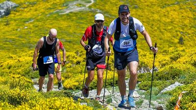 Claudio Díaz y Silvia Serafini, ganadores del Maratón Alpino Madrileño