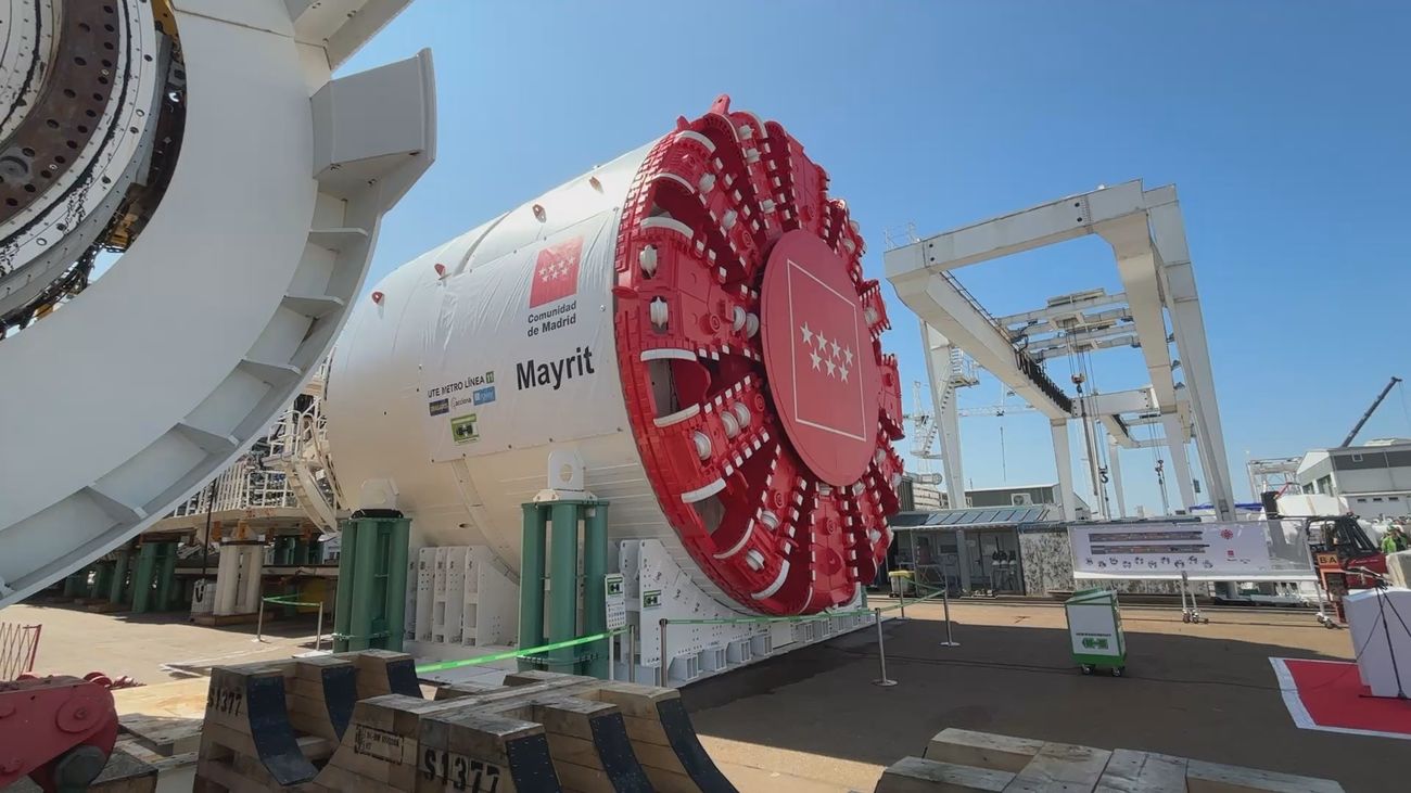 La tuneladora Mayrit llegará a Madrid en diciembre para los trabajos de ampliación de la Línea 11 de Metro