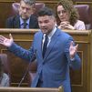 Rufián ve a Sánchez "encapsulado" en La Moncloa: "Jure que esto no es la Gürtel del PSOE"