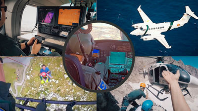 Así salva vidas y vigila tierra y mar, desde Torrejón, el Servicio Aéreo de la Guardia Civil