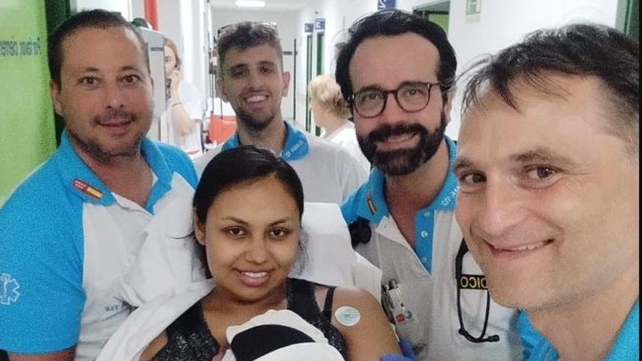 El 112 asiste un parto Colmenar Viejo