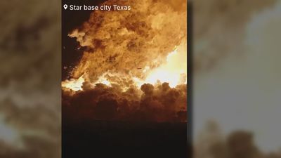 Explota un cohete de Elon Musk provocando un impresionante incendio