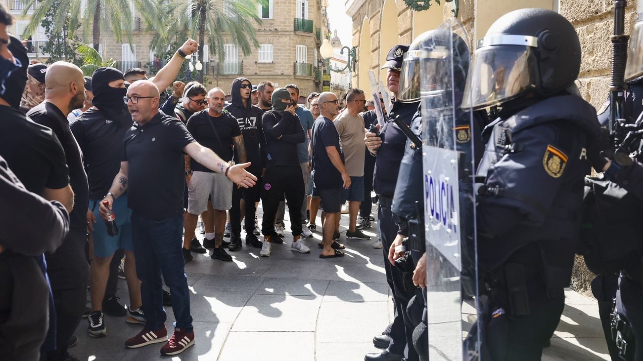 Tres detenidos en la segunda jornada de huelga del metal de Cádiz