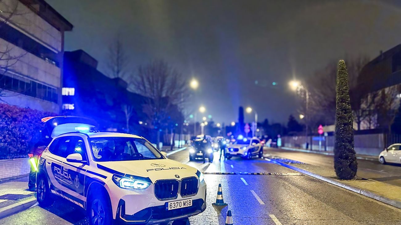 Control de alcoholemia de la Policía Local de Majadahonda