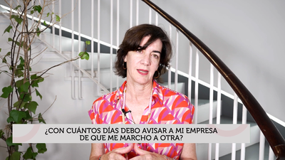 ¿Con cuántos días debo anunciar a mi empresa de que me marcho a otra?