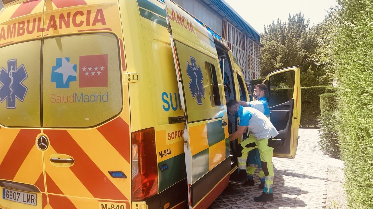 Herido grave un trabajador en Ciempozuelos tras quedar atrapado entre una excavadora y un camión