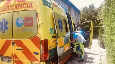 Herido grave un trabajador en Ciempozuelos tras quedar atrapado entre una excavadora y un camión