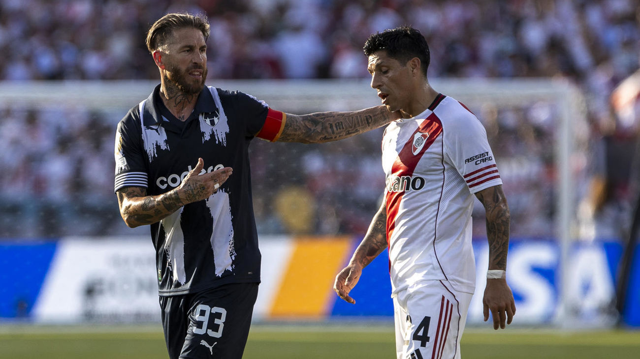 Sergio Ramos ante River Plate