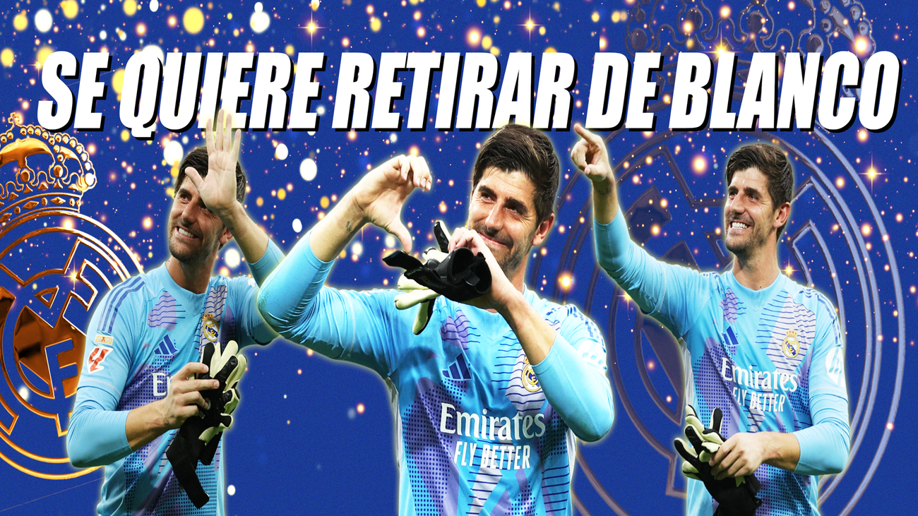 Courtois: "Todos saben que me gustaría quedarme aquí y ojalá retirarme"