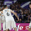 102-96. El Real Madrid reacciona a tiempo en la prórroga y pone el 2-0 ante el Valencia