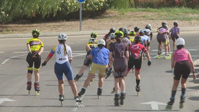 El Cañaveral, escenario de un maratón internacional de patinaje