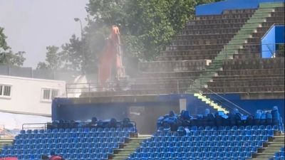 El Getafe inicia la reforma del estadio Coliseum