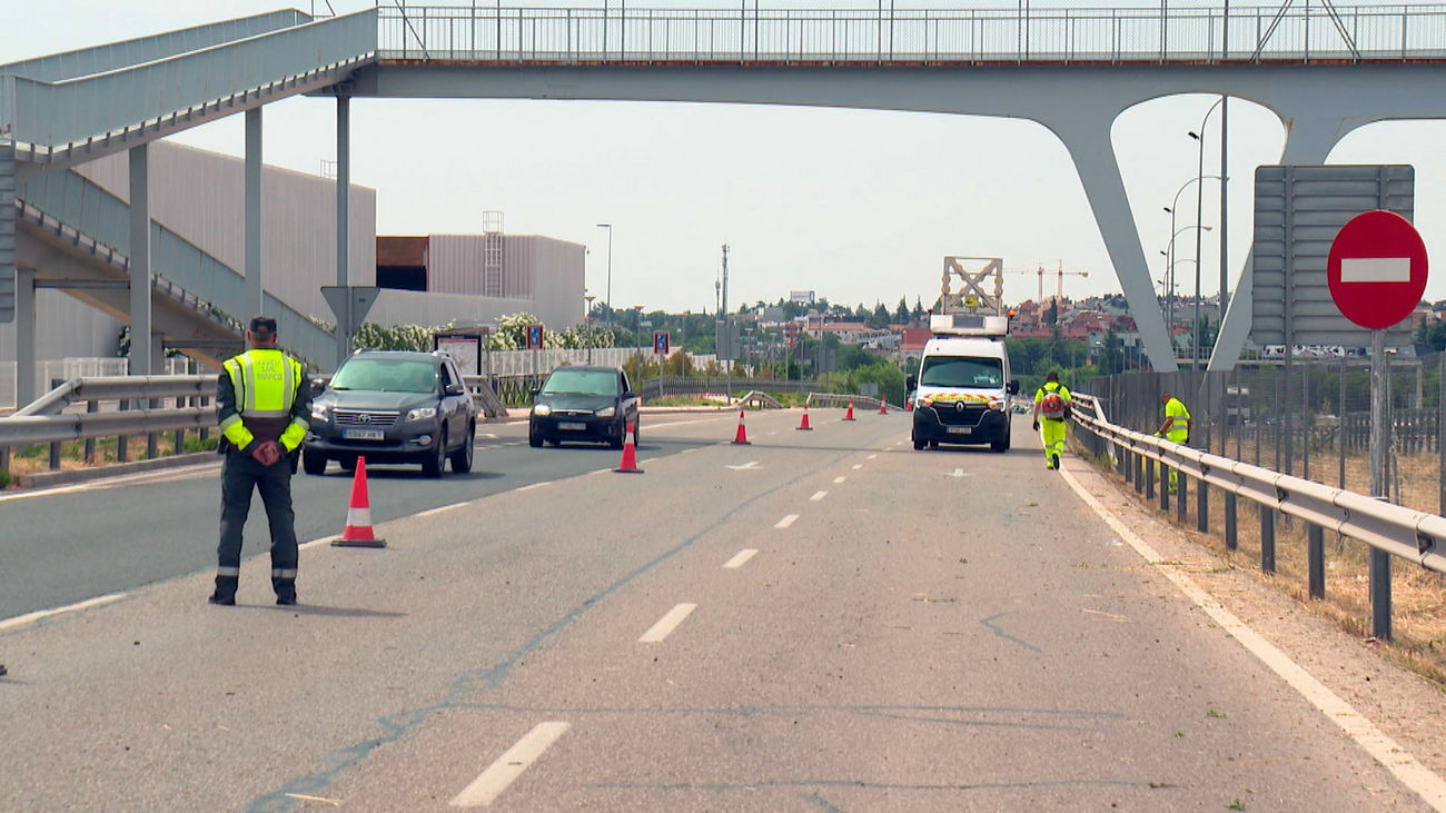 La DGT aumenta la vigilancia en tramos de carreteras en obras para evitar accidentes