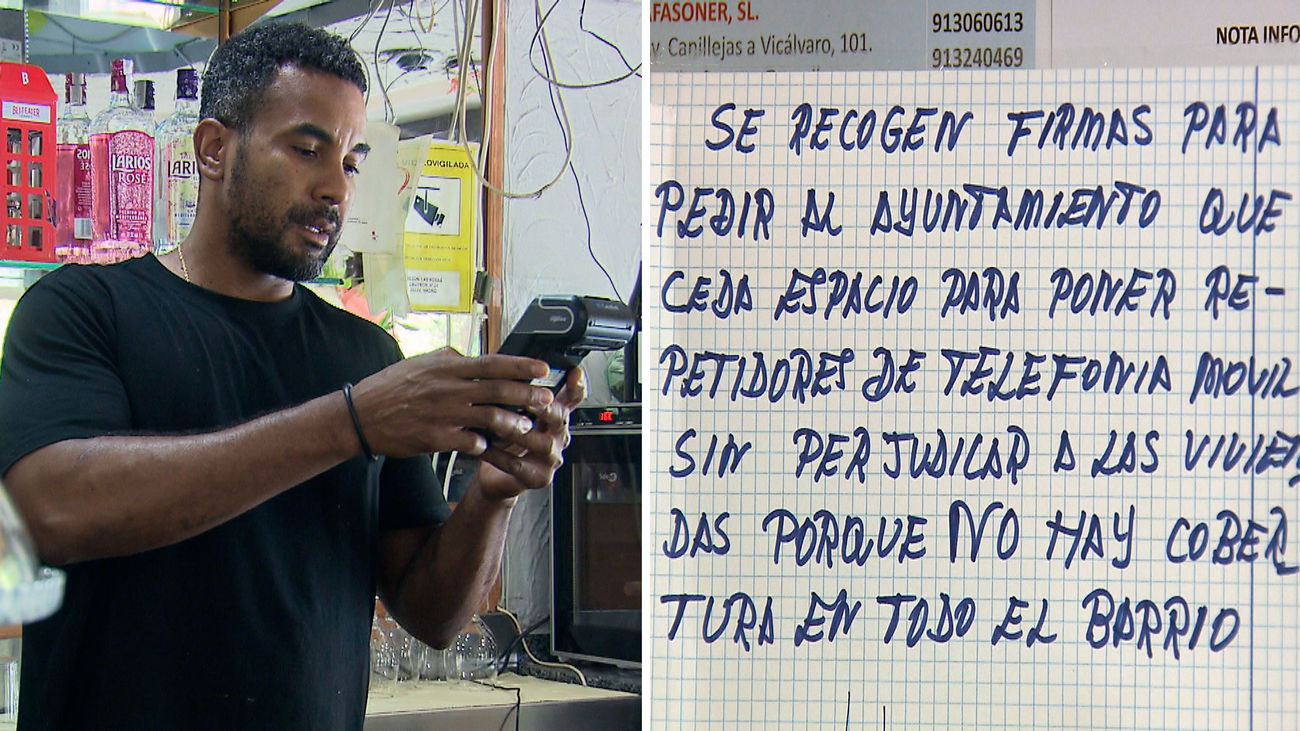 Vecinos y comerciantes de Las Rosas, desesperados por la falta de cobertura móvil en el barrio