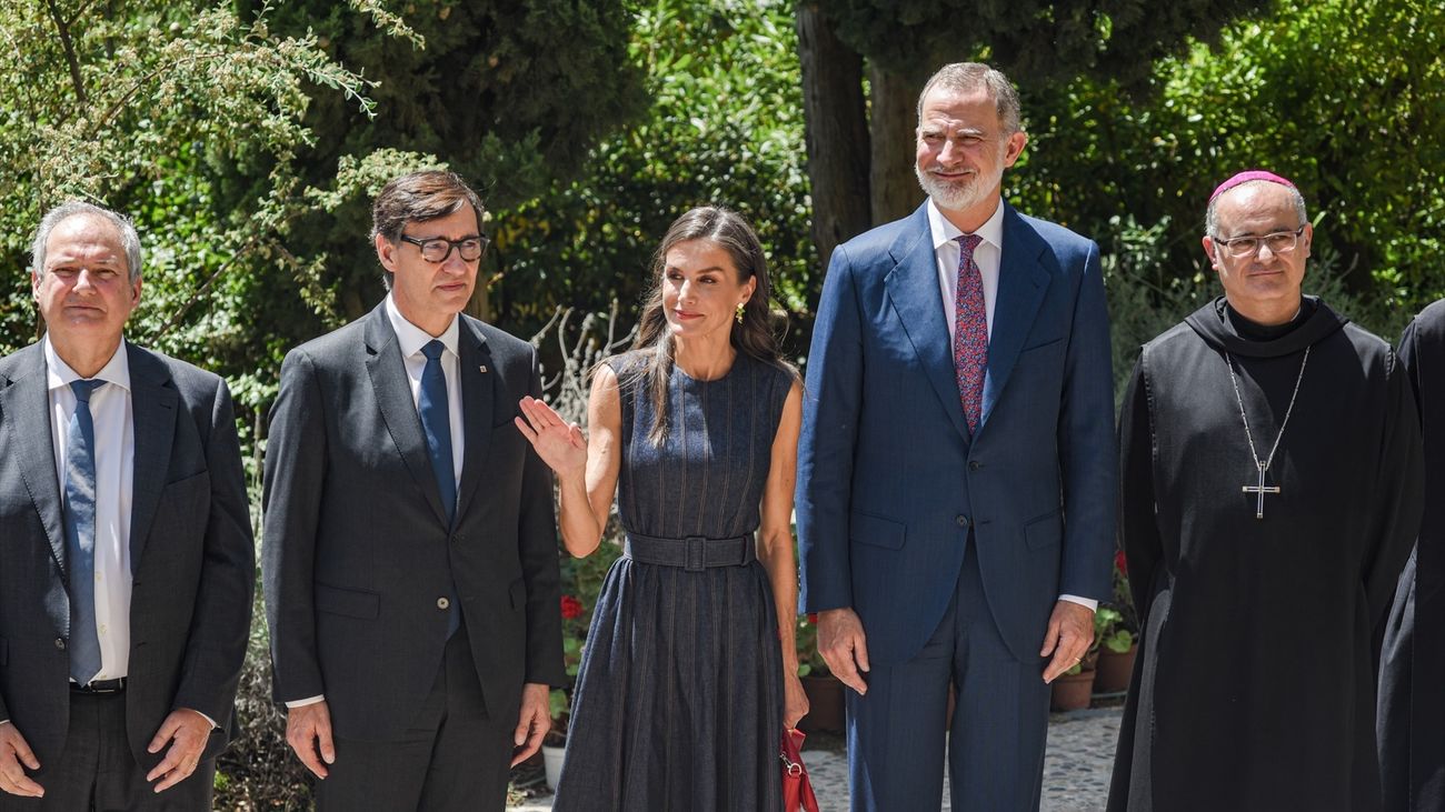 El Rey reivindica Montserrat como el "punto de encuentro" de la cultura catalana, española y europea