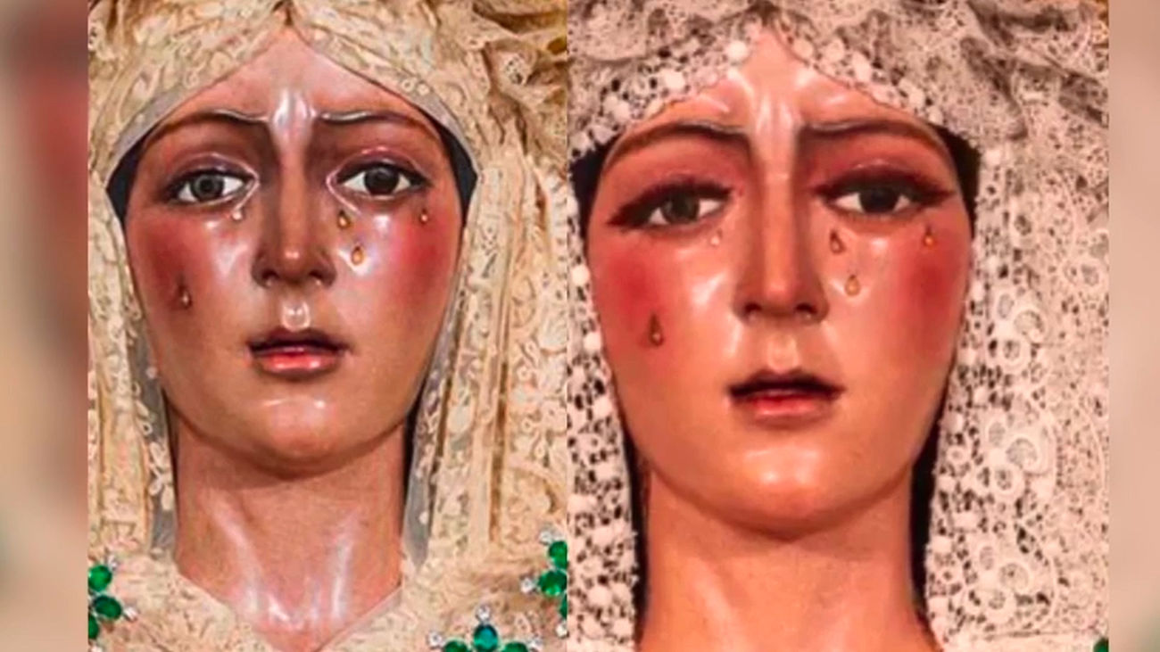 Gran polémica en Sevilla por la restauración de la  Macarena: "La mirada no es la misma"