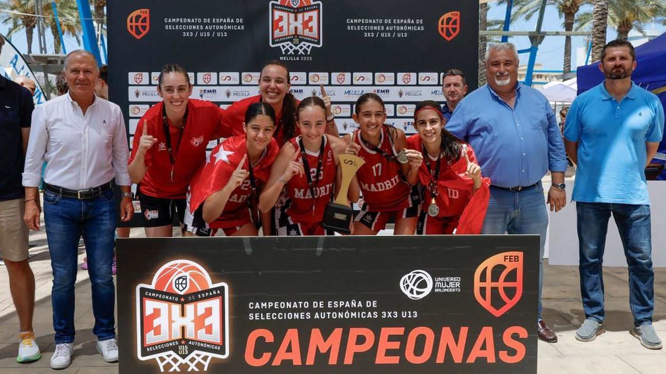 Selección 3x3 de Madrid sub'13 femenina