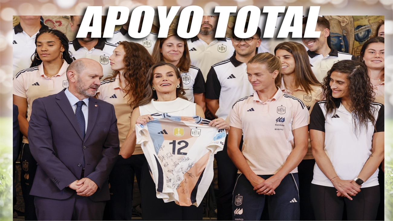 La reina Letizia arropa a la selección femenina en vísperas de la Eurocopa