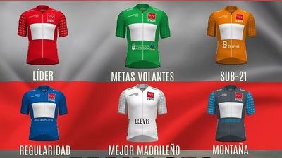 Los maillots de la Vuelta Ciclista sub'23 a Madrid
