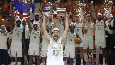 El Real Madrid gana su 38ª liga de baloncesto