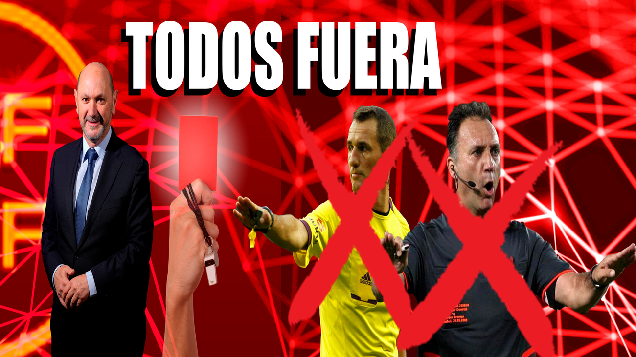 Louzán se carga a la cúpula arbitral