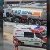 Una explosión en una gasolinera de Móstoles abrasa a un empleado