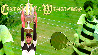 Carlos Alcaraz, la hierba de Wimbledon es el jardín de su casa