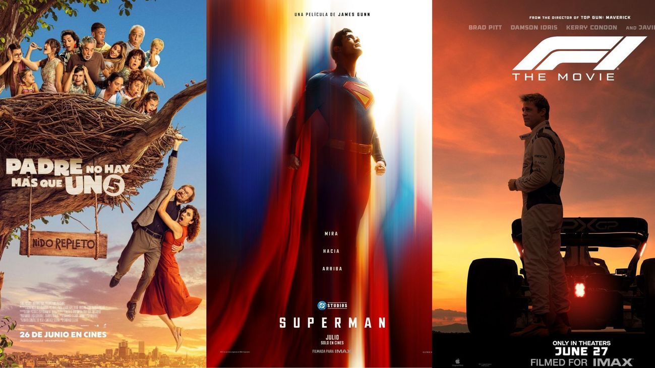 El verano se llena de cine: de 'F1' a 'Superman', los estrenos más esperados