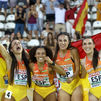 El relevo 4x100 femenino ilumina Vallehermoso en el Europeo por selecciones