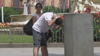 El termómetro seguirá rozando los 40 grados este lunes en Madrid