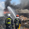 Se incendia sin causar heridos una nave de reciclaje en San Fernando de Henares