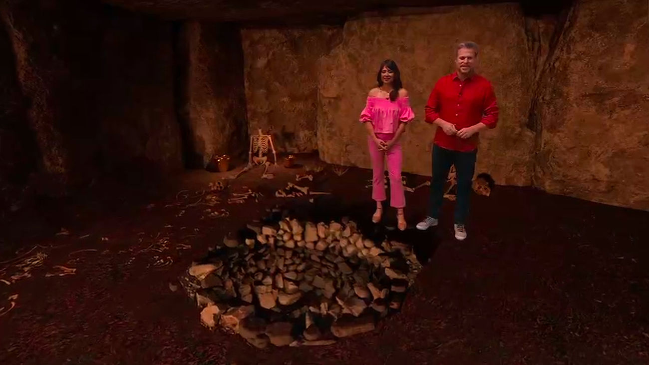 Reconstruimos el dolmen de la ruta de entretérminos: una joya histórica en plena sierra