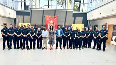 Los 20 nuevos policías locales de Majadahonda, listos para patrullar